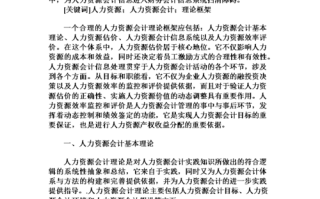 论人力资源会计论文，论人力资源会计论文怎么写