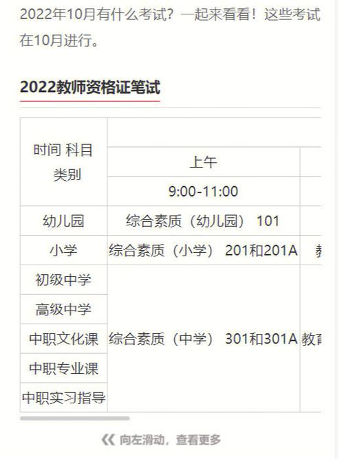 十月份有什么报名考试，十月份有什么报名考试的-第6张图片-优浩百科